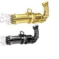 Minigun muilo burbulų šautuvas valdomas baterijomis