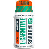 Energijai ir svorio kontrolei  ICONFIT L-KARNITINE 3000 SHOT, 60 ml (-40% perkant 3 vnt.)