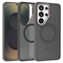 Liavec Soft dėklas Metal Frame skirtas Samsung Galaxy S26 Ultra grey
