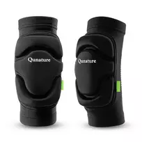 Qunature 2206000102 Alkūnių apsaugos slidinėjimui, dydis M – Juodos