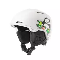 Qunature 10130003005 Ski Helmet with Earmuffs Panda Snowboard for Kids Size M – White