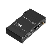 Ethernet Router with RS232 (RUT142000000) | RUT142 | 802.11n | 10/100Mbit/s | Ethernet LAN (RJ-45) ports 1 | Mesh Support No |
