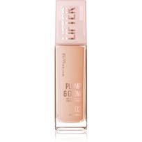 MAYBELLINE NEW YORK Lifter Plump & Glow skaistinamasis makiažo pagrindas natūraliam įvaizdžiui atspalvis 102 30 ml