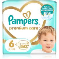 Pampers Premium Care Size 6 vienkartinės sauskelnės 13-18 kg 50 vnt.