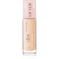 MAYBELLINE NEW YORK Lifter Plump & Glow skaistinamasis makiažo pagrindas natūraliam įvaizdžiui atspalvis 110 30 ml