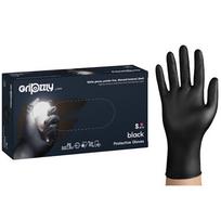 Zarys Gripzzly nitrilinės vienkartinės pirštinės, super stiprios, 8g., juodos, S/M/L/XL/XXL, (50vnt)