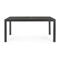 Iš aliuminio sodo valgomojo stalas 90x160 cm Hilde – Bizzotto