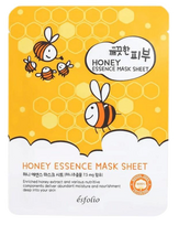 ESFOLIO Pure Skin Honey Essence, sausai, pavargusiai odai lakštinė veido kaukė, 1 vnt.
