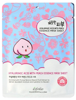 ESFOLIO Pure Skin Hyaluronic Acid Peach Essence lakštinė veido kaukė, 1 vnt.