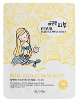 ESFOLIO Pure Skin Pearl Essence, gaivinanti odą lakštinė veido kaukė, 1 vnt.