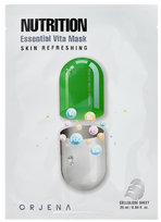 ORJENA Nutrition, intensyviai maitinanti lakštinė veido kaukė, 1 vnt.