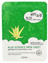 ESFOLIO Pure Skin Aloe Essence, intensyviai drėkinanti ir raminanti lakštinė veido kaukė, 1 vnt.