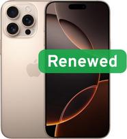 Apple Renew Grade C | Apple iPhone 16 Pro Max | 6.9" OLED | 5G | 256GB | Desert Titanium | iOS | Apple Renew