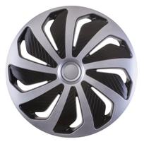 Ratų gaubtas (kalpokas) 1 vnt. Wind R14 silver&black