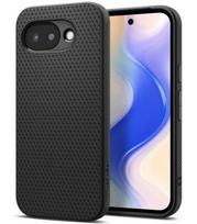 Matinis juodas dėklas Google Pixel 10A telefonui "Spigen Liquid Air"