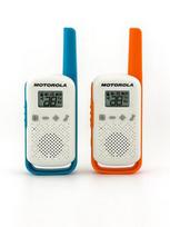 Motorola Talkabout T42 - racijos, 2 vnt. (oranžinės-mėlynos)