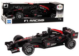 Lenktyninis sportinis automobilis F1 Driven 1:10 juodas su garsais