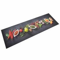 Virtuvės kilimėlis 60x180cm aksomas plaunamas prieskoniai