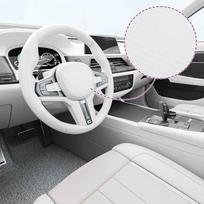 3D Automobilio plėvelės 2vnt baltos 100x150cm