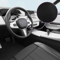 4D Automobilio plėvelės 2vnt juodos 100x150cm