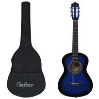 Klasikinė gitara su dėklu pradedantiesiems ir vaikams 1/2 34"