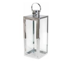 Dekoratyvinis žibintas TOWER 29 cm, blizgus chromas