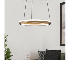 Eglo 901826 - Dimeriuojamas pakabinamas šviestuvas ant laido MEZZOMONTE 2xLED/20W/230V bronzinis + su nuotoliniu pultu