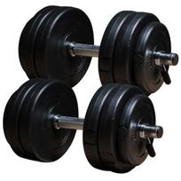 Fit'n Shape 2x Reguliuojami Hanteliai, 30kg
