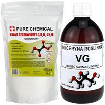 Oksalo rūgštis 05 kg rudasis glicerinas 05 l rinkinys Chosa