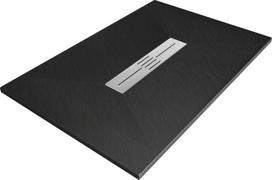 Mexen Toro stačiakampis dušo padėklas SMC 120 x 90 cm, juodas - 43709012, 120x90x2,6 cm