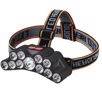 Įkraunamas žibintas ant galvos, 11 LED