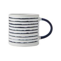 Mikasa akmens masės puodelis | 390 ml | Dryžuotas