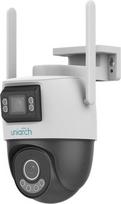 Uniarch UHO P2S-M33F34 ~ Uniarch WiFi/IP kamera ar diviem objektiviem 3MP 4mm / 3MP 2.8mm (IR + WHITE LED)