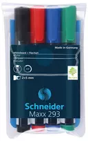 Žymeklių rinkinys baltai lentai MAXX 293 4vnt.