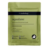 MASKOLOGY SQUALANE Lakštinė veido kaukė su skvalanu, 22ml