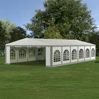 PVC Palapinė - Paviljonas Zeltpro 6 x 12 Baltas/Pilkas