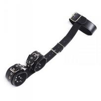 Antkaklis su antrankiais Boss Of Toys Easy Back Cuffs+Collar Restraint, juodas
