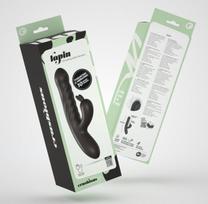 Crushious Lapin – Vibrador Conejito con Movimiento de Empuje – Negro