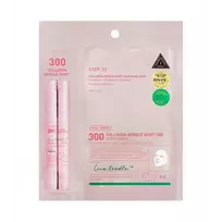VT Cosmetics Collagen Reedle Shot 300 2 Step Mask dviejų žingsnių veido odos priežiūros kompleksas 1 žingsnis Collagen Reedle Shot 300 1.5 g .2 žingsnis Collagen Reedle Shot 300 Mask 25 g