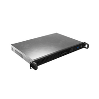 Lanberg Rackmount server chassis ITX 300/10 19"/1U | SC01-3001-10B | Black|SC01-3001-10B