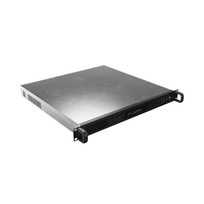 Lanberg Rackmount server chassis ATX 420/10 19"/1U | SC01-4201-10B | Black|SC01-4201-10B