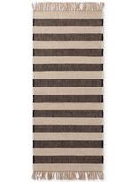 Hanse Home rankų darbo džiuto kiliminis takelis 80x300 – natūralios baltos ir juodos spalvos