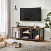 TV spintelė, 120x40x50 cm, Senovinis rudas-juodas