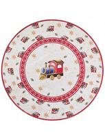 Villeroy & Boch Toy's Delight riboto leidimo kreminės ir raudonos spalvos apvalus kilimas 160x160