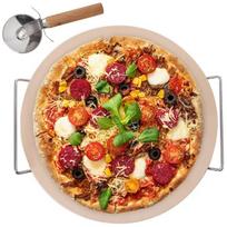 MEGA PIZZA RINKINYS PEILIS + STOVAS + AKMUO 33cm