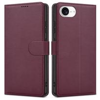 Dėklas Fancy Wallet Samsung S948 S26 Ultra tamsiai raudonas