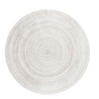 Hanse Home džiuto pintas baltas kilimas 200x200 – natūralus stilius jūsų svetainei