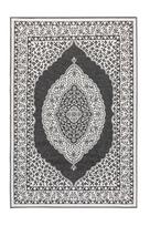 Elle Decoration dvipusis kilimas „Gemini“ naudojimui viduje ir lauke Meekly Black 120x170