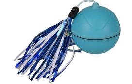 Flamingo Magic Mechta LED katės kamuoliukas 2‑in‑1 su USB ir plunksnomis, 7 cm