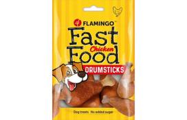 Flamingo Fast Food vištienos blauzdelė – kramtomas užkandis šunims (3 vnt)